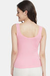 Bleeding Heart Cotton Camisole (Pack of 2) - Pink Beige — thumbnail 3